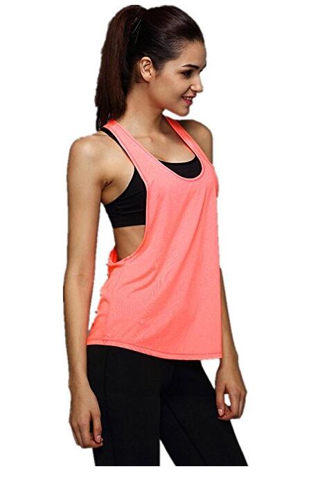 Activewear Workout Jogging Sports Tank Top Womens Long Moisture Wicking Breathable Hooded Vest
