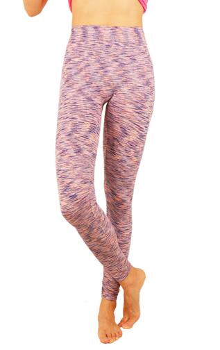 Customized space dye seamless legging yoga sportswear