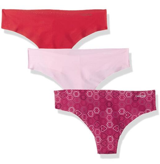 Womens 3 Pack Invisibles Thong Panty
