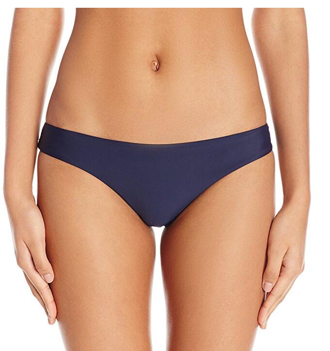 Womens Basic Ruched Seamless Full Bikini Bottom