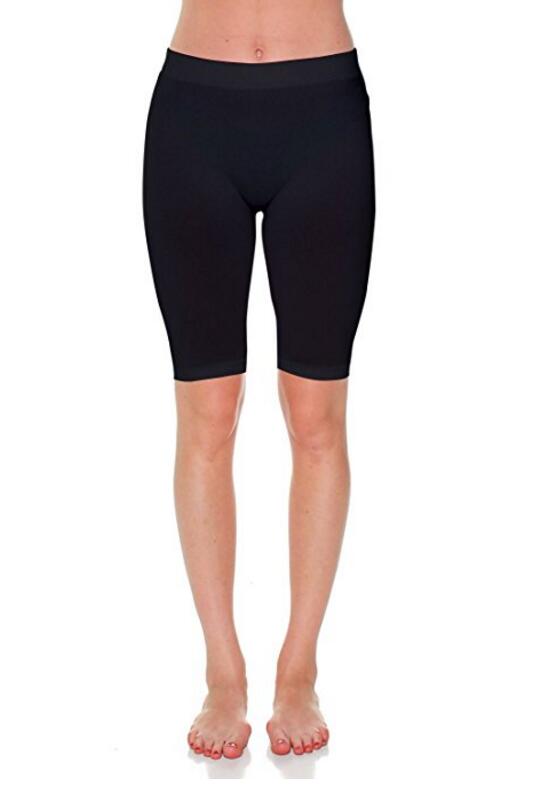 Womens Capri 17 in knee Length Seamless Legging Regular and Plus Size