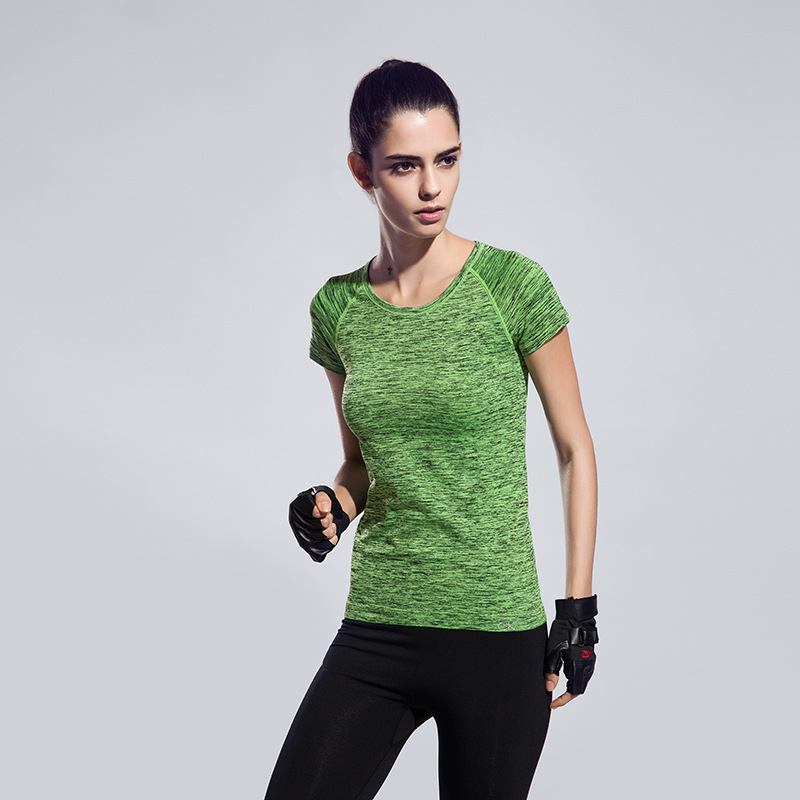 Yoga Fitness sportswear seamless T-shirts for women